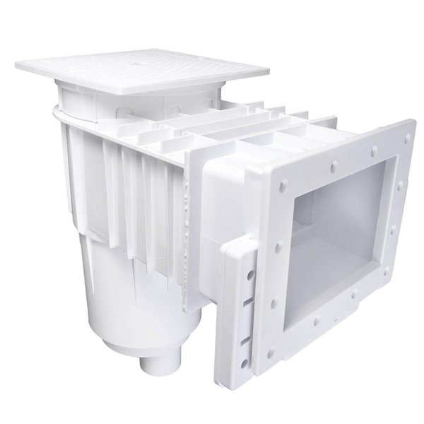 Fasttackle White Ig Vinyl Liner Skimmer with Square Lid FA1404098